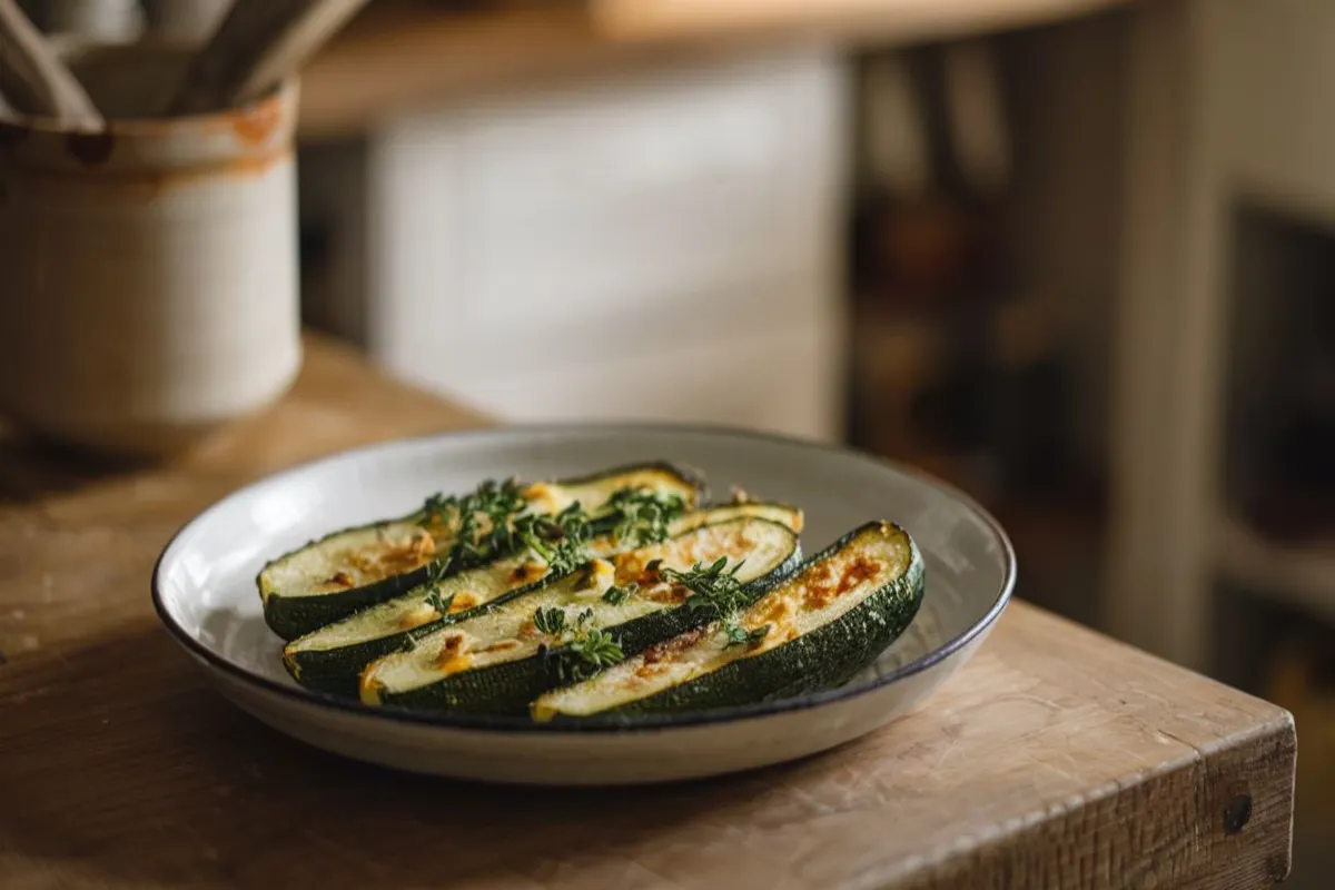 Courgette au four ,courgettes au four