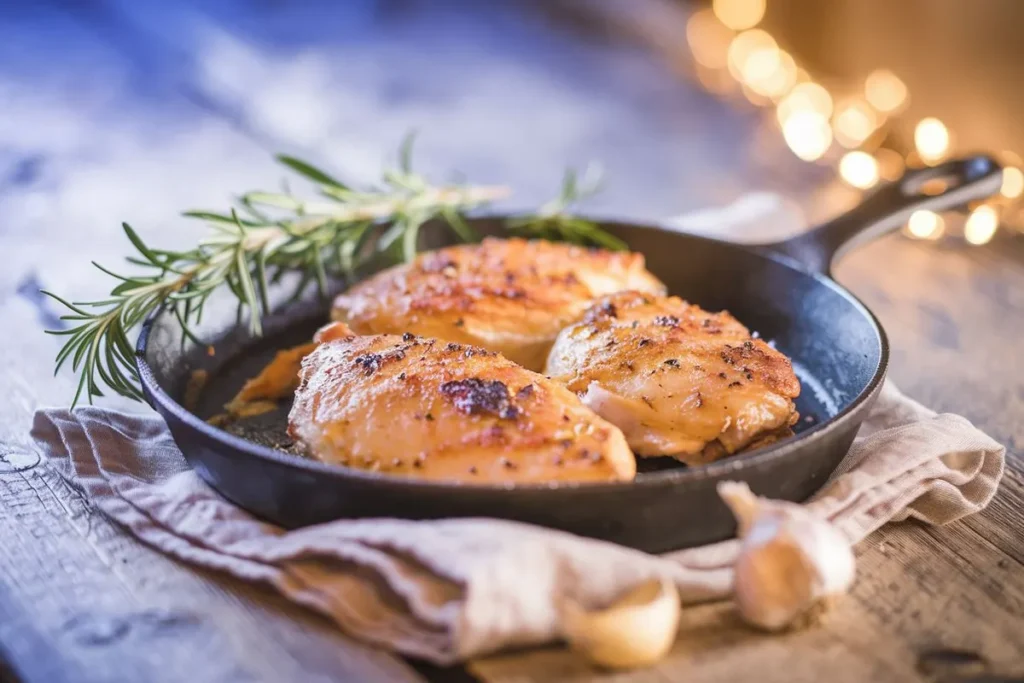 Pourquoi LAiguillette de Poulet a la Poele Est le Plat Parfait pour les Soirees1 Pourquoi l'aiguillette de poulet à la poêle est le plat parfait pour les soirées?